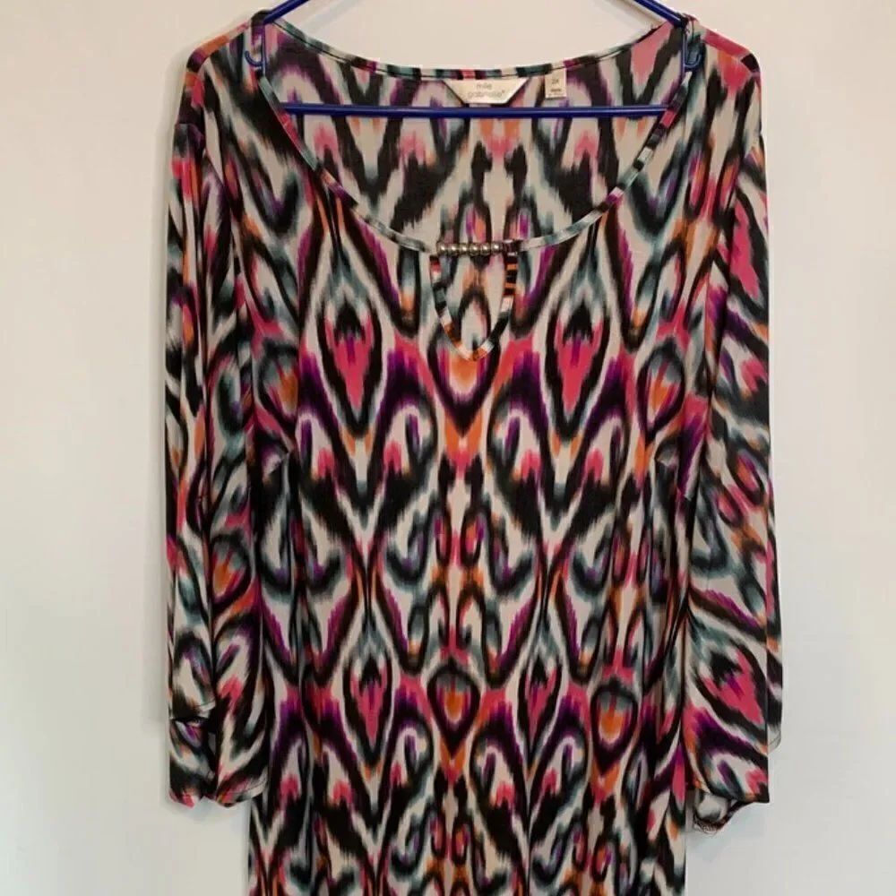 Mlle Gabrielle Multi Color Midi Dress